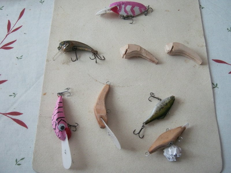 Fishing Lures, Wooden, Handmade, Painted and Epoxy Fishing Lures -   Canada